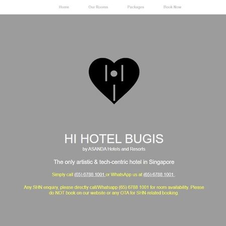 Hi Hotel Singapur Exterior foto